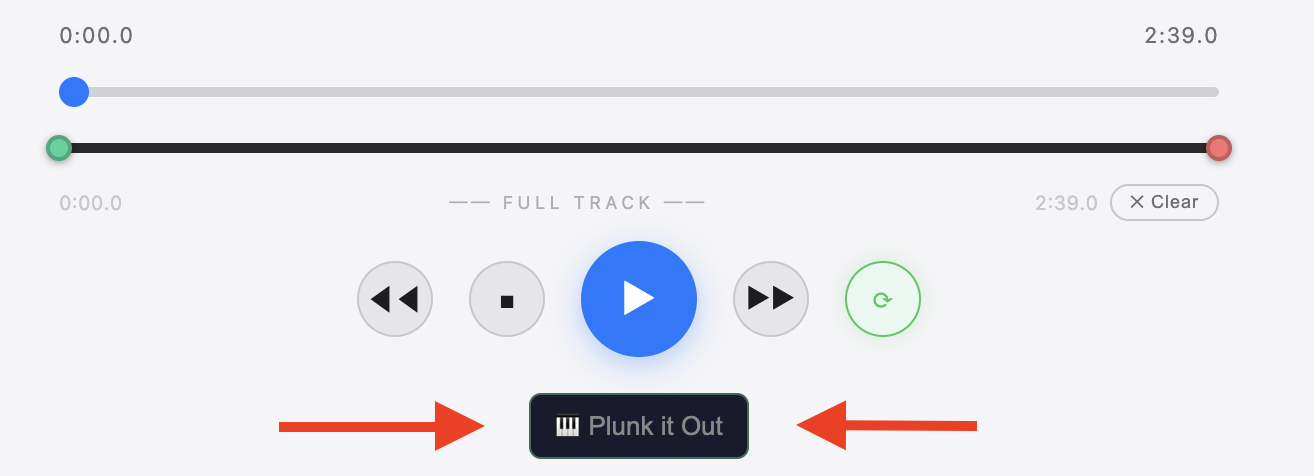 Plunk It Out button
